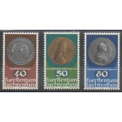 Liechtenstein - 1978 - No 651/653 - Monnaies, billets ou médailles