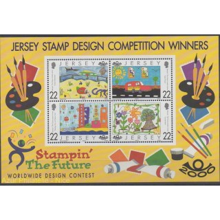 Timbres - Thème dessins d'enfants - Jersey - 2000 - No BF 28