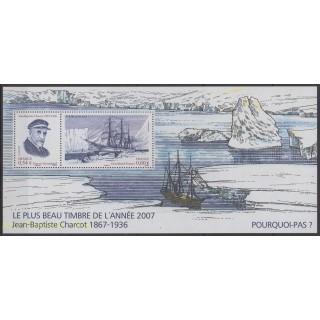 Timbres - Thème régions polaires - France - Bloc souvenir - 2008 - No BS 34