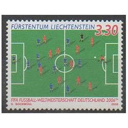 Liechtenstein - 2006 - No 1352 - Coupe du monde de football
