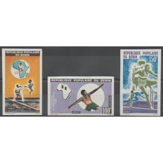 Stamps - Benin - 1977 - Nb 397/399 ND - Various sports