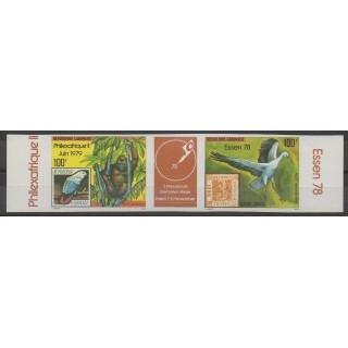 Stamps - Gabon - 1978 - Nb 215A ND - Birds - Stamps on stamps