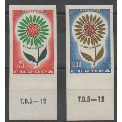 Monaco - 1964 - Nb 652a/653a - Europa