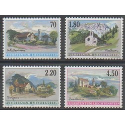 Liechtenstein - 2001 - No 1203/1206 - Églises