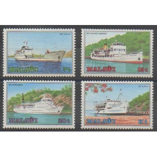 Stamps - Malawi - 1985 - Nb 453/456 - Boats