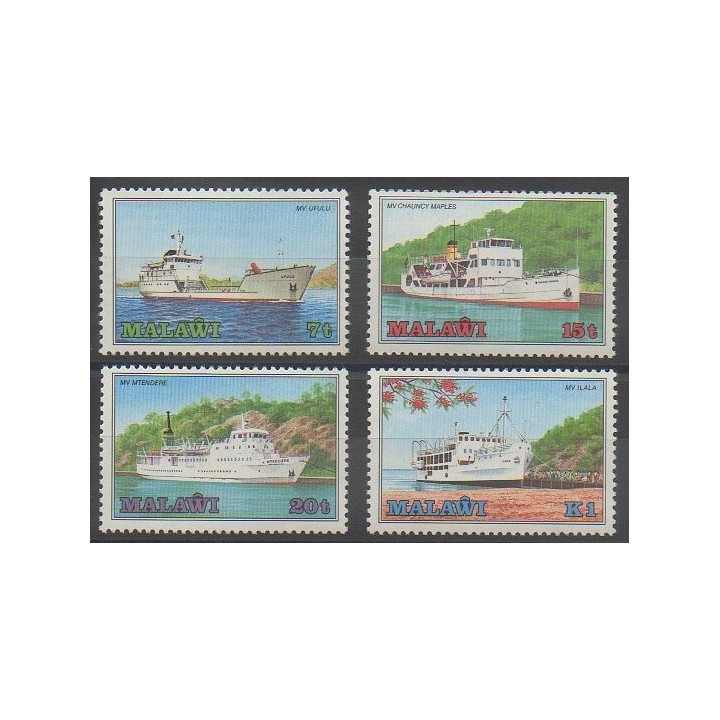 Timbres - Malawi - 1985 - No 453/456 - Navigation