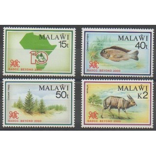 Timbres - Malawi - 1990 - No 569/572