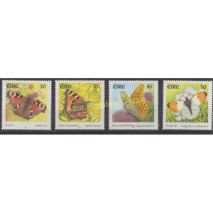 Timbres - Thème papillons - Irlande - 2000 - No 1279/1282
