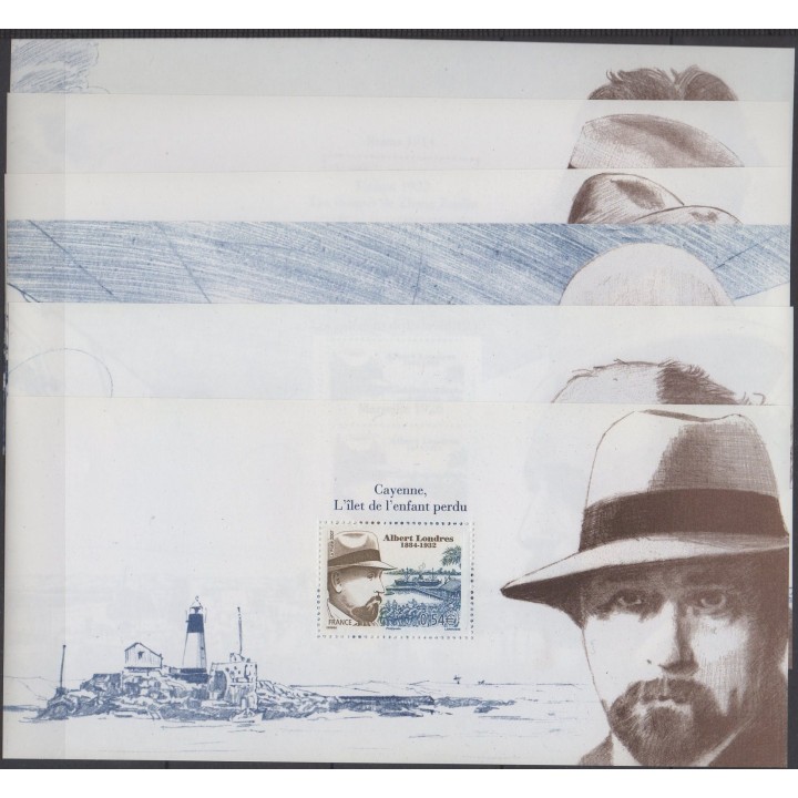 Timbres - Thème célébrités - France - Bloc souvenir - 2007 - No BS 17 / BS 22