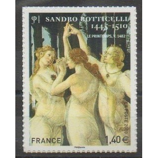 Timbres - France - Autoadhésifs - 2010 - No 509 - Peinture