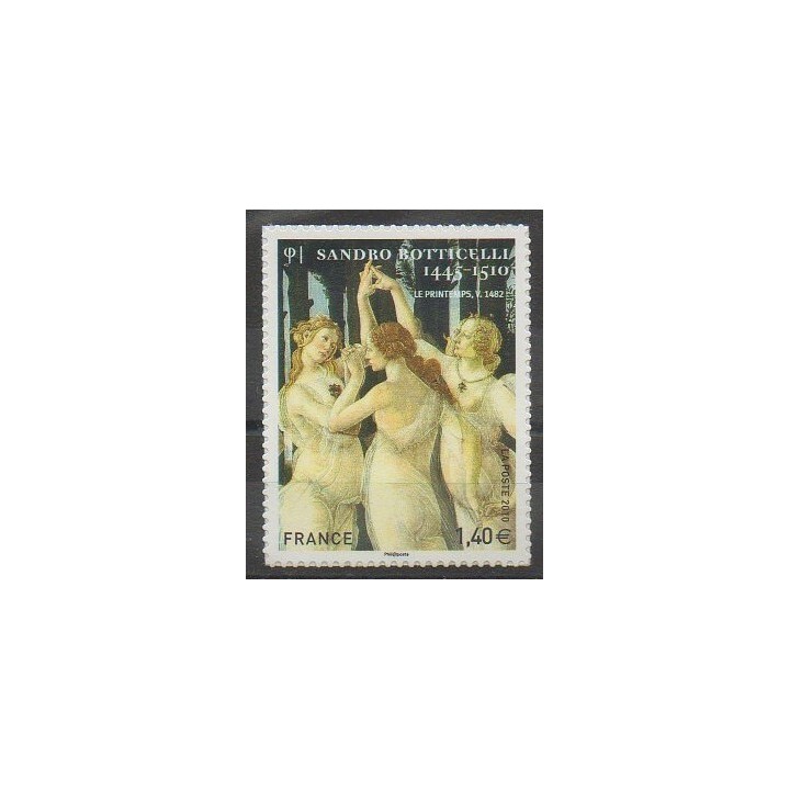 Stamps - France - Self-adhesive - 2010 - Nb 509 - Paintings