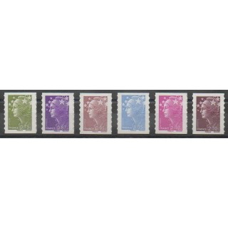 Timbres - France - Autoadhésifs - 2010 - No 486/491