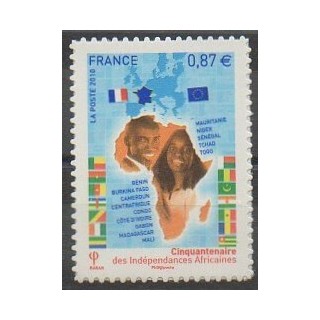 Timbres - France - Autoadhésifs - 2010 - No 472 - Histoire