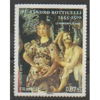 Stamps - France - Self-adhesive - 2010 - Nb 492 - Paintings