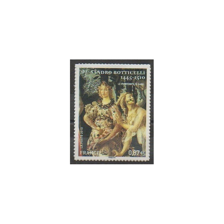 Stamps - France - Self-adhesive - 2010 - Nb 492 - Paintings