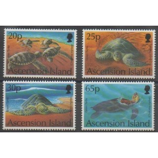 Timbres - Ascension - 1994 - No 606/609 - Reptiles