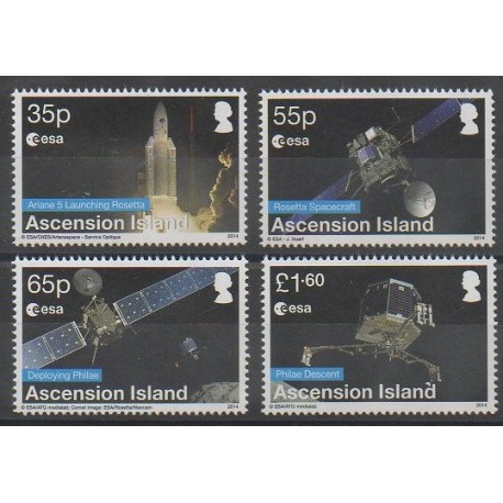 Ascension Island - 2014 - Nb 1131/1134 - Space