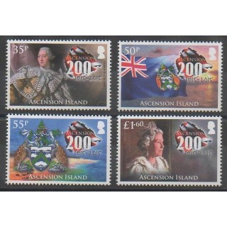 Stamps - Ascension Island - 2015 - Nb 1149/1152 - Various Historics Themes