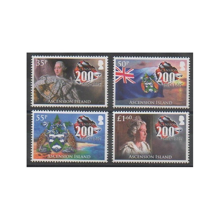 Stamps - Ascension Island - 2015 - Nb 1149/1152 - Various Historics Themes