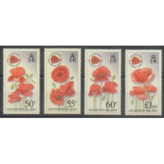 Timbres - Ascension - 2014 - No 1121/1124 - Première Guerre Mondiale