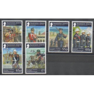 Timbres - Ascension - 2014 - No 1125/1130 - Costumes - Uniformes - Mode