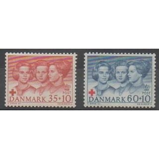 Stamps - Denmark - 1964 - Nb 433/434 - Health
