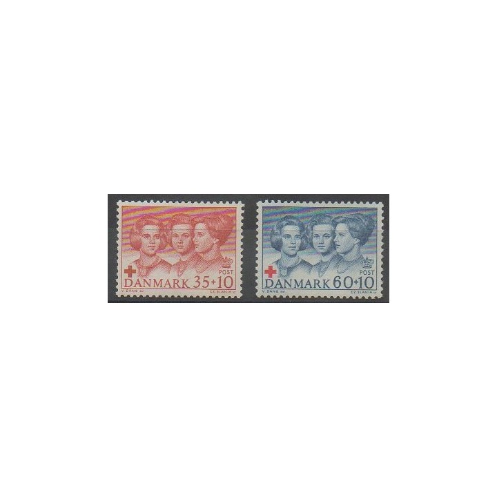 Stamps - Denmark - 1964 - Nb 433/434 - Health