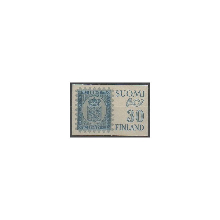 Timbres - Finlande - 1960 - No 492 - Armoiries - Timbres sur timbres