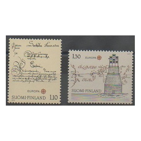 Finlande - 1979 - No 806/807 - Service postal - Europa
