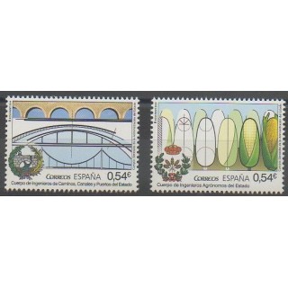 Timbres - Espagne - 2014 - No 4602/4603 - Ponts