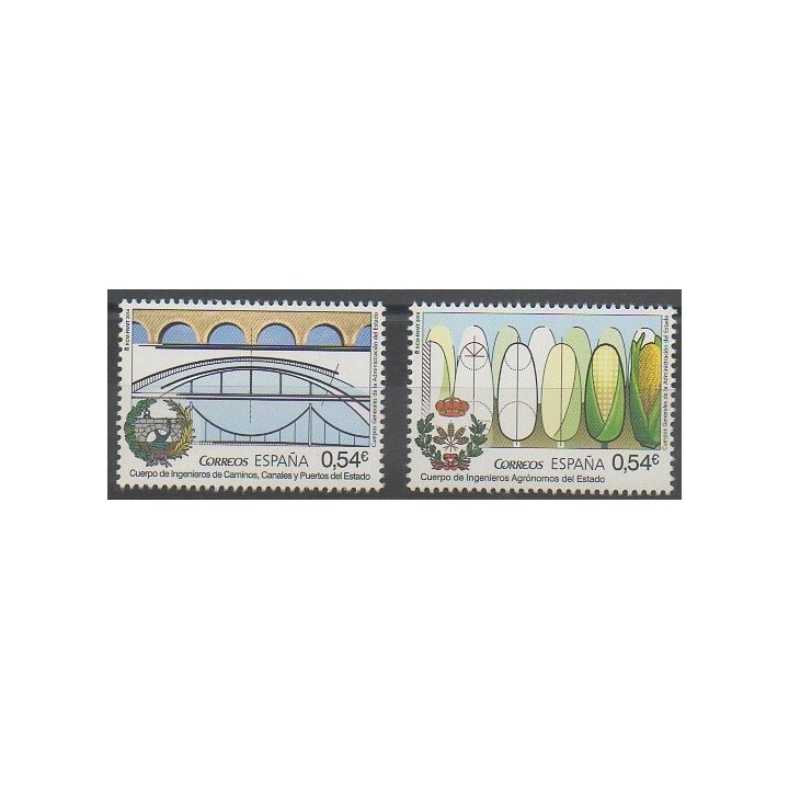 Stamps - Spain - 2014 - Nb 4602/4603 - Bridges