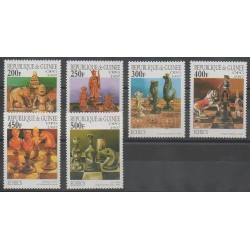 Guinea - 1997 - Nb M1666/1671 - Chess