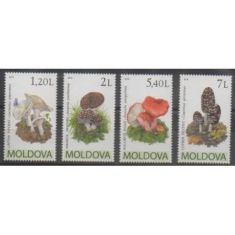 Moldavie - 2010 - No 607/610 - Champignons