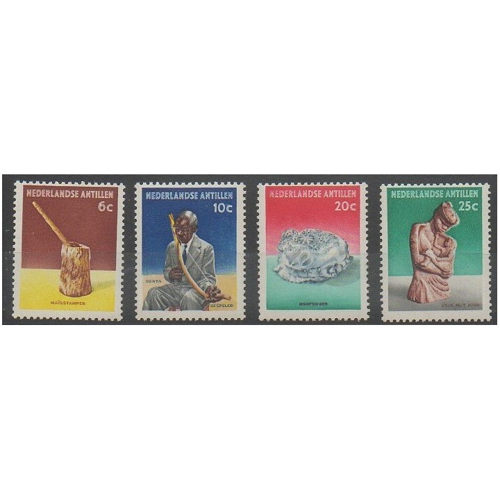 Stamps - Netherlands Antilles - 1962 - Nb 311/314
