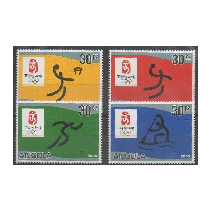 Stamps - Angola - 2007 - Nb 1623/1626 - Summer Olympics