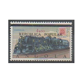 Timbres - Angola - 1980 - No 618 - Chemins de fer