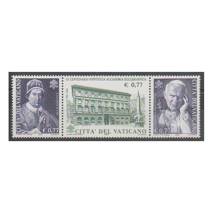 Timbres - Vatican - 2002 - No 1260/1262 - Papauté