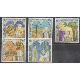 Stamps - Vatican - 2001 - Nb 1231/1235 - Pope