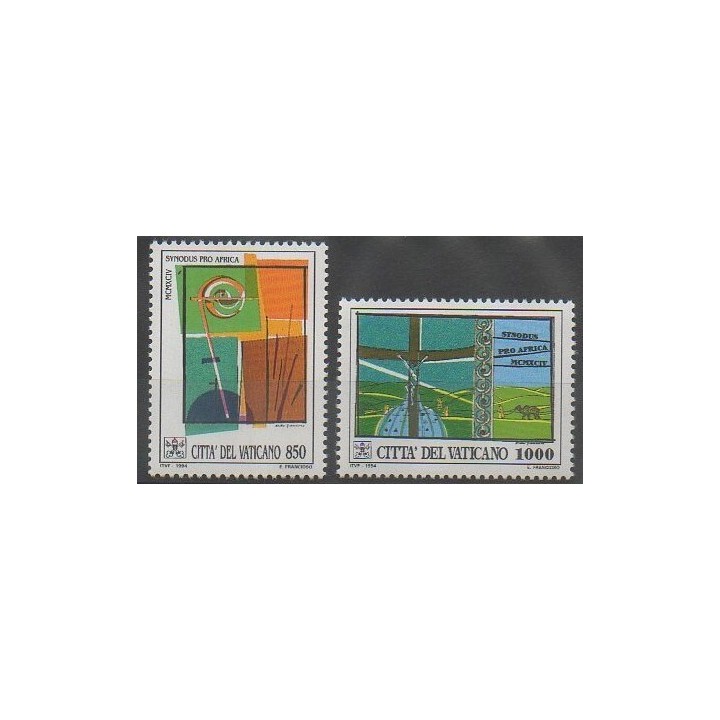 Timbres - Vatican - 1994 - No 978/979