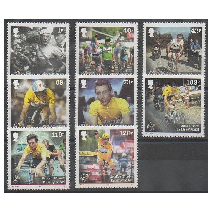 Stamps - Man (Isle of) - 2013 - Nb 1895/1902 - Various sports