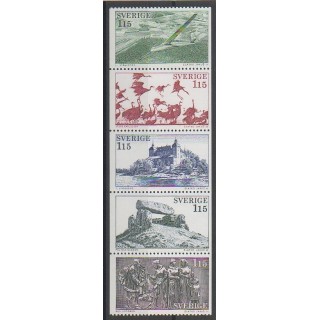 Stamps - Sweden - 1978 - Nb 1011/1015 - Tourism