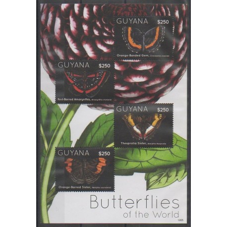 Guyana - 2012 - No 6210/6213 - Insectes