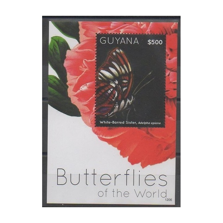 Timbres - Guyana - 2012 - No BF541 - Insectes