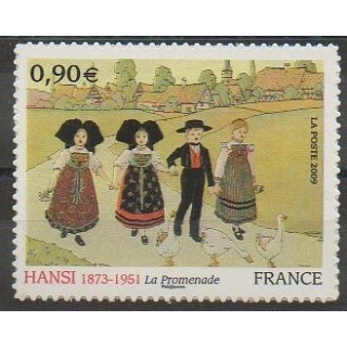 Timbres - France - Autoadhésifs - 2009 - No 370 - Peinture