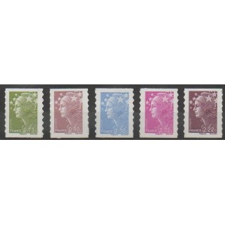 Timbres - France - Autoadhésifs - 2009 - No 286/290