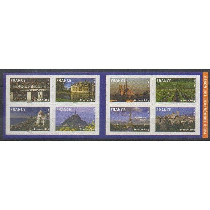 Stamps - France - Self-adhesive - 2009 - Nb BC329 - Monuments