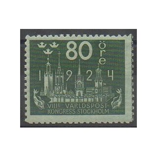 Stamps - Sweden - 1924 - Nb 174 - Postal Service - Mint hinged