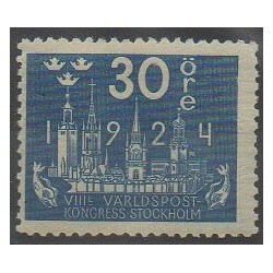 Sweden - 1924 - Nb 168 - Postal Service - Mint hinged
