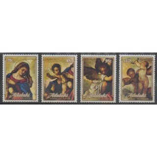 Timbres - Aitutaki - 1989 - No 489/492 - Peinture