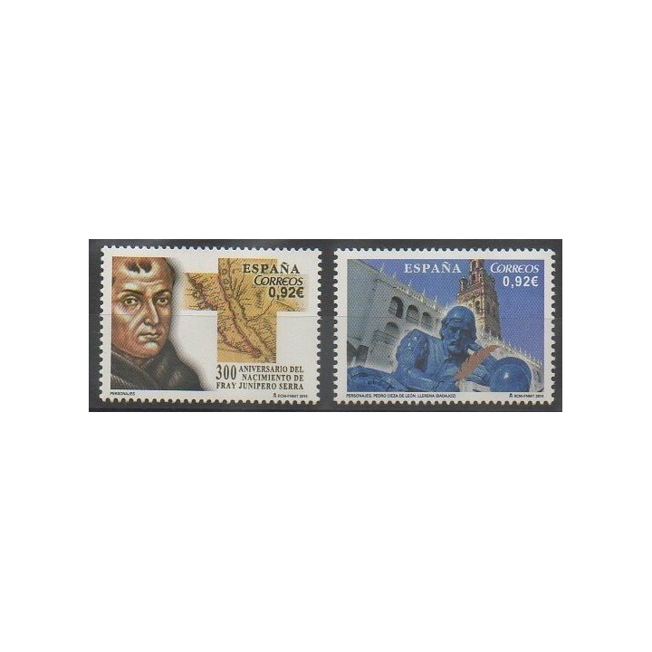 Stamps - Spain - 2014 - Nb 4554/4555